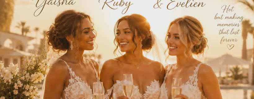 Bridal time zelfs met een een hittegolf maken wij de bruiden blij